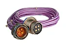 Favourite small multipin connectors  |  Mini-DIN?  If you use the S-video kind, you can even get cables that...