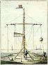 Semaphore  |  See http://en.wikipedia.org/wiki/Semaphore#Characters which shows themethod used...