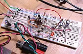 "Low" Noise Amp  |  Scope: 1mV/div, 5us/div, sample acq., 350MHz BW* Amp: 12V supply, input...