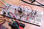 "Low" Noise Amp  |  Scope: 1mV/div, 5us/div, sample acq., 350MHz BW* Amp: 12V supply, input...