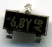 Can anyone here identify this surface mount component |  http://www.marsport.demon.co.uk/smd/mainframe.htmIf it is a diode, it is most...