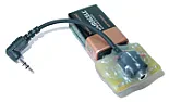 Is there an electret microphone power adapter?  |   > Have you checked all the camcorder settings?  > For example tucked away in my...