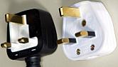 Internal wiring of USA v UK mains plug |  The current EU standard is a 2 pin plug that looks like the one you havenot seen...