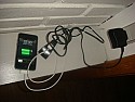 Fake a PC connection via USB cable mod to fool the iPod Touch 3  |  Why not just find a conventional USB connector, and wire the hub AC adapterright...