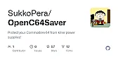 C64 Schutzschaltung für Stromversorgung  |  Hier gibt es eine Schutzschaltung, die bei mehr als 5,5 V die  Stromversorgung...