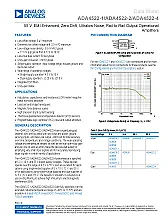 ADA4522 opamp hangup  |  ADA4522 is an amazing amp. 55 volt supplies, low noise, 5 uV max offset, EMI...