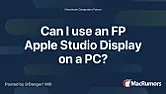 monitor Apple |  Witam  Czy jest możliwe elektrycznie podłączenie takiego monitora Apple...