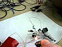 Lighting a LED with a lighter  |  transformer, current)...