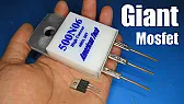If you can't find a MOSFET big enough  |  And you spent too much time watching it :-) Reminds me of an article in Popular...