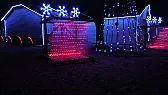 Two 16x16x16 LED pixel cubes for a Christmas display |  Most holiday light props around here are flat panels, strings draped over a tree...