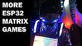 Wearable LED mask with an irregular matrix |  The detail that caught me off guard is how the LEDs trace a human face....