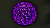 Concentric ring wall display with mapped animations |  Sol v2 is a round, wall-mounted display built from concentric rings of...