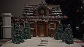 Miniature Gingerbread House with a Programmed LED Light Show |  Most people diving into synced displays start big, wiring up their roofline and...