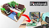 Software ray traced voxel landscape on a six-dollar microcontroller |  The detail that got me: this runs on a board costing roughly six dollars, with...