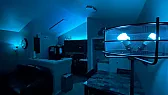 Living Room Christmas Light Show Run Entirely on Hue Bulbs |  The trickiest part of this build is that Hue bulbs are not really intended for...