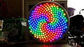 Fibonacci spiral LED display demo reel |  The detail that caught me off guard is the density: hundreds of individual...