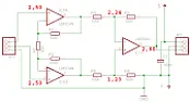 OP-Subtrahierer?  |  Hallo Leute! enthalten, habe ich versucht einen vierfach-OP LM324 zu nehmen und...