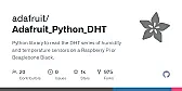 DHT22 Temperature sensor  |  Can the Adafruit_DHT22 temperature sensor be installed onto the Pi3b. I ask...