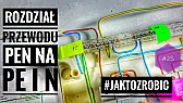 Rozdział pen na pe i n a fizyka |  Jakie ma zastosowanie mostek przewodowy między listwami  pe i n na  tym filmie:...