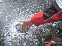Pomiar grubo?ci lodu? |  Pomiar grubości lodu można bez problemu robić przy pomocy ultradźwięków, ...