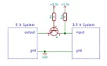 Minimilist Level Shifting |  The spec on most chips is Vdd+0.3V abs max.  The 4.2V is at 6 mA.    1 mA would...