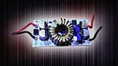 Digital regelbare Boost-Konverter Stromquelle  |  Auf dem Board muss gibt es zwei Potis, eines fuer den Strom und das  andere...