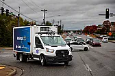 Walmart's Driverless Delivery Vehicle |  The sound is just some elevator type music.  The music is better at my...