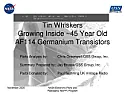 Hi, why transitors have 3 legs?  |  Cite.-- John LarkinHighland Technology Incwww.highlandtechnology.com   jlarkin...