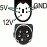Netzteilstecker - Belegung genormt?  |  raus, wenn ich vom Stecker zum Stromversorgungsstecker des Laufwerks  messe. Die...