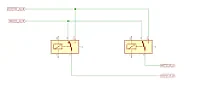 Petit circuit pour commande vérin  |  dm2 ce qui me donne 40 modules... Comme j'en ai pas l'emploi...