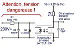 DÃ©tection manque tension  |  Bonjour, montage simple avec isolateurs optiques. Merci pour toute aide envers...