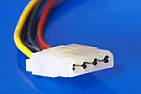 testing voltage on a molex connector |  I have one of these connectors....