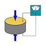 pressure/force transducer |  Hi,I am a hobbyist looking to design a project which incorporates apressure...