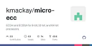 micro-ecc et communication AVR/Unix | &laquo; previous thread