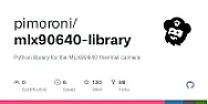 Building a library . . . |  I'm trying to build a thermal camera and I've got stuck at "building"...