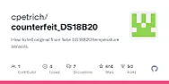 ds18B20  |  I am using several ds18b20 for projects, but every now an then some give  What...