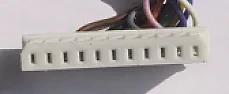 Connector  |  Hello all, Can anyone identify this connector? The contacts are flat, in the...