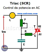 regulador de potencia en una  lámpara triac  | &laquo; previous thread