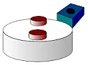 How to measure contactlessly position of a spinning miniature cylindrical magnet?   |  I think you are on to the best bet so far.However, the problem of the power...