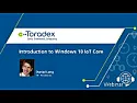 Introduction to Windows 10 IoT Core  |  Watch the recording of our recently concluded webinar 'Introduction to Wind...