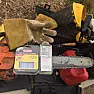 Re: Was chain sawing a dead Monterey Pine today & had a few basic questions  |  It's a Husqvarna 136.  My guess is about 25 years old.  I got it in a trade...