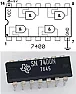 Multiple Input Pull-down |  ---View in Courier.One of the gates in a 7400 2-input NAND looks like this, with...