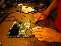HP DV9000 no video.  |  That's odd.  In order to reflow or replace the video chip, he would need to...