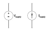 Reference direction of electrical current in teaching/books |  I can't imagine that it can be hard for some people to remember...